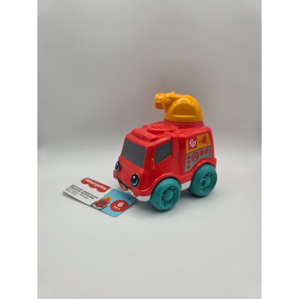 Fisher-Price Fire Truck Push-Along Toy Vehicle Red 6M+ NEW